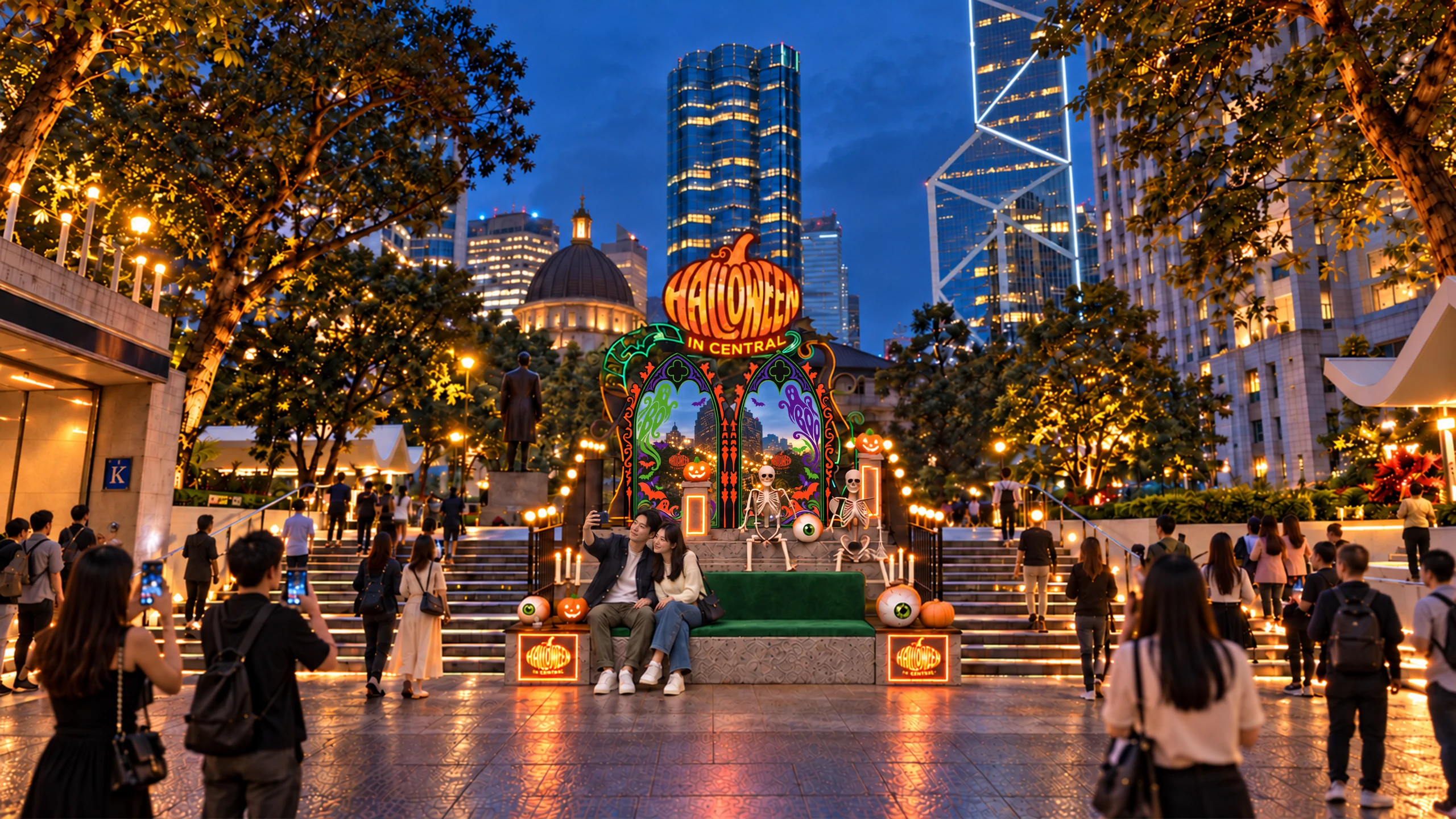 Halloween in Central — scene 2